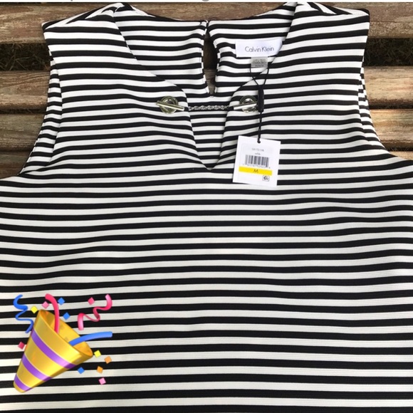 🎉HP🎉 NWT, Calvin Klein Tank/Blouse with Hi Low Hem - Picture 1 of 8